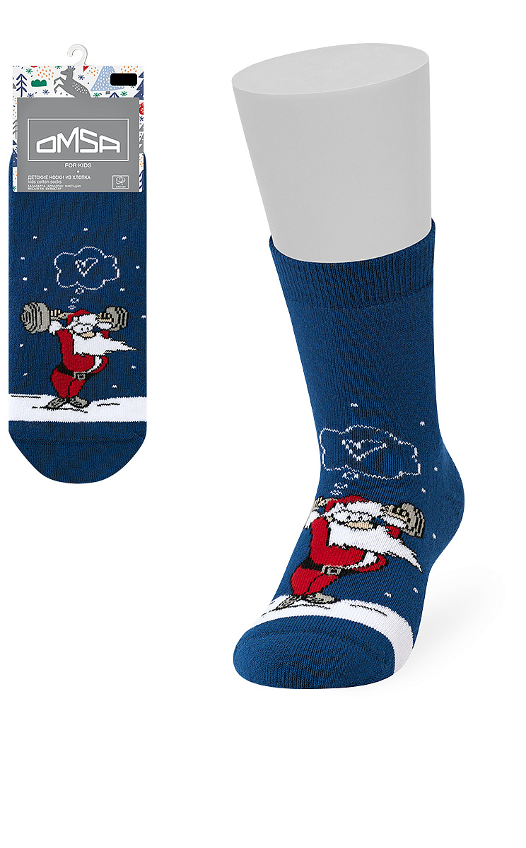 OMSA kids   Calzino 21N66 плюш (Зимний спорт), OMSA