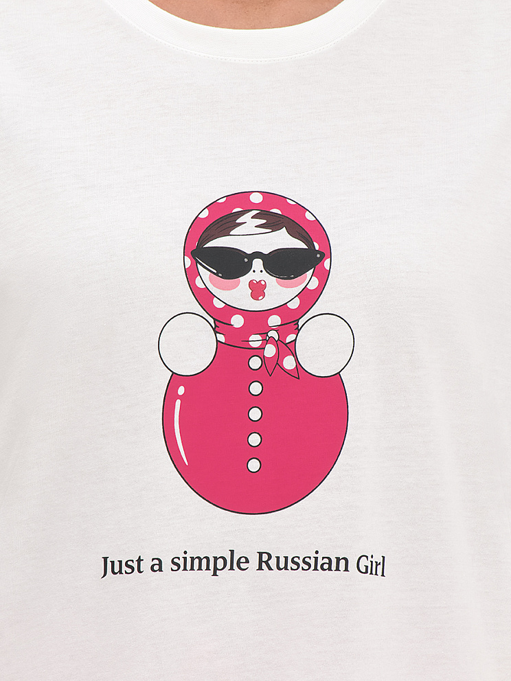 DMi 0227D ALLA RUSSA Пижама жен. (Футболка + Брюки), СО, MINIMI