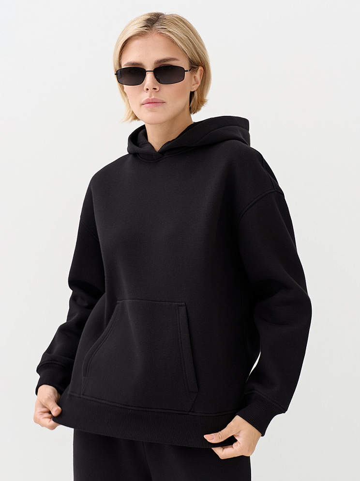 OmD 2045С Худи жен. OVERSIZE утепленное, CO+PE, OMSA