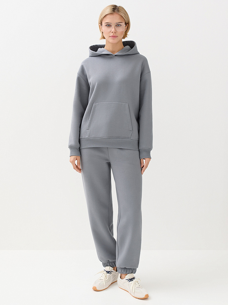 OmD 2045С Худи жен. OVERSIZE утепленное, CO+PE, OMSA