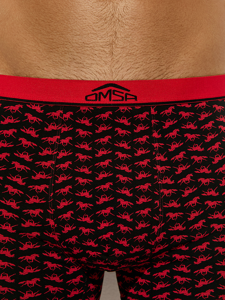  OmU 1234-25B New Year Боксеры муж. с откр.резинкой, CO, OMSA