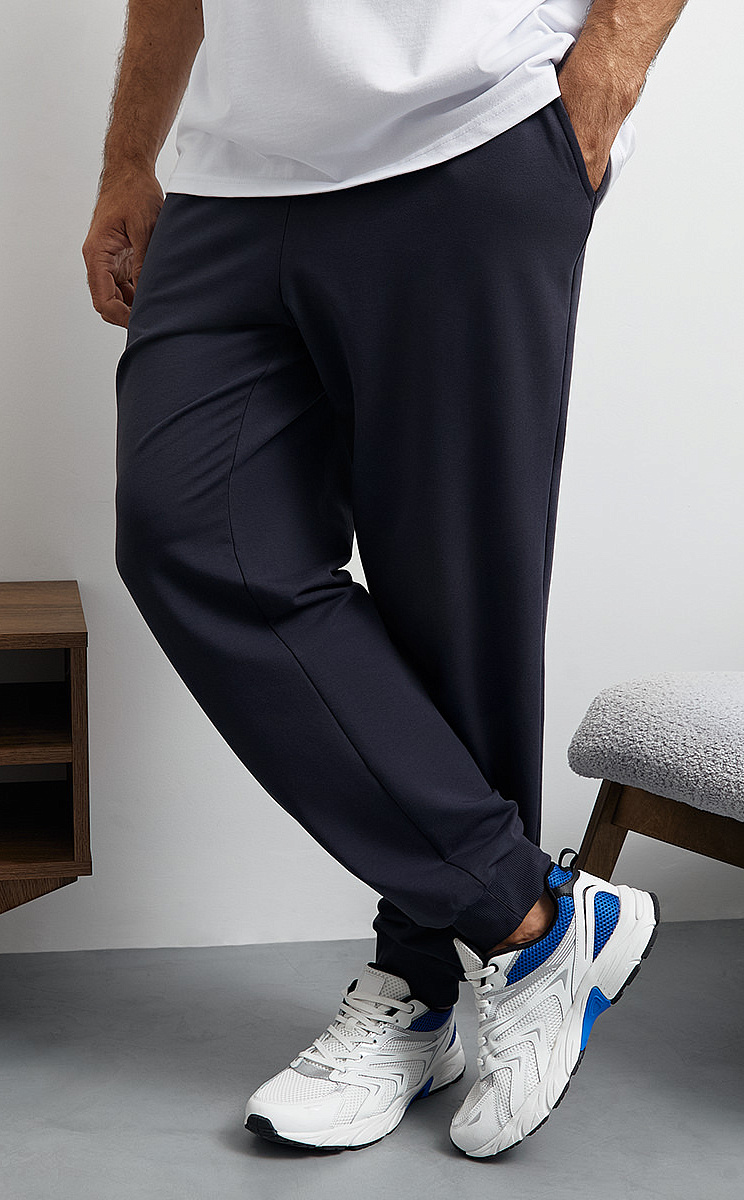 OmU 3231С Брюки джоггеры муж. на манжетах, CO+EL, OMSA