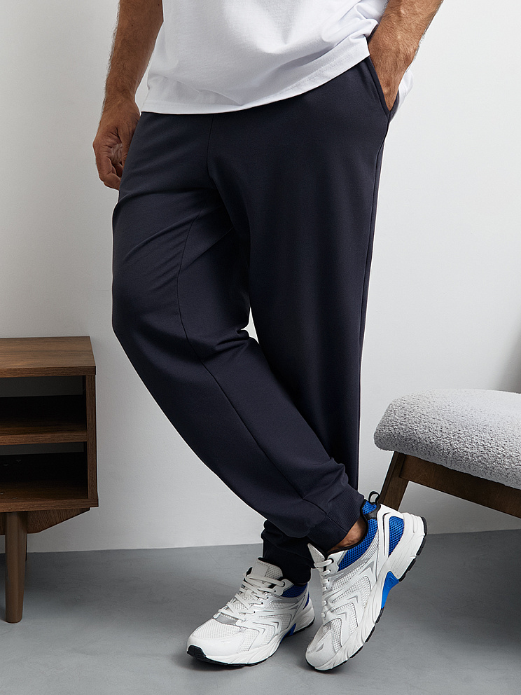 OmU 3231С Брюки джоггеры муж. на манжетах, CO+EL, OMSA