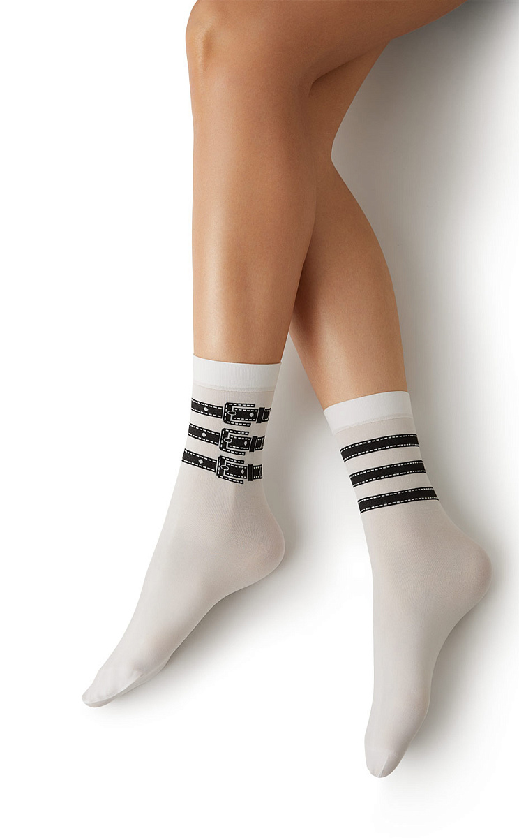 calz. MILANO STYLE 50 носки (микрофибра с рисунком ремешки), MINIMI