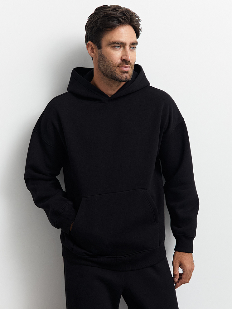 OmU 2045С Худи муж. OVERSIZE утепленное, CO+PE, OMSA