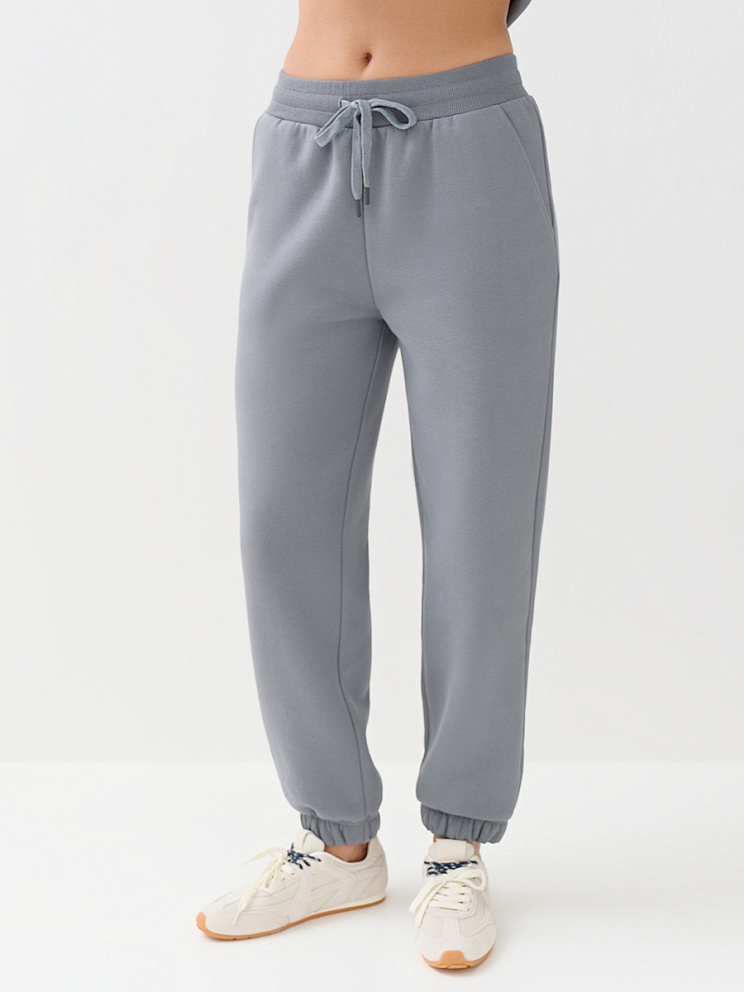 OmD 3235С Брюки джоггеры жен. утепленные, CO+PE, OMSA