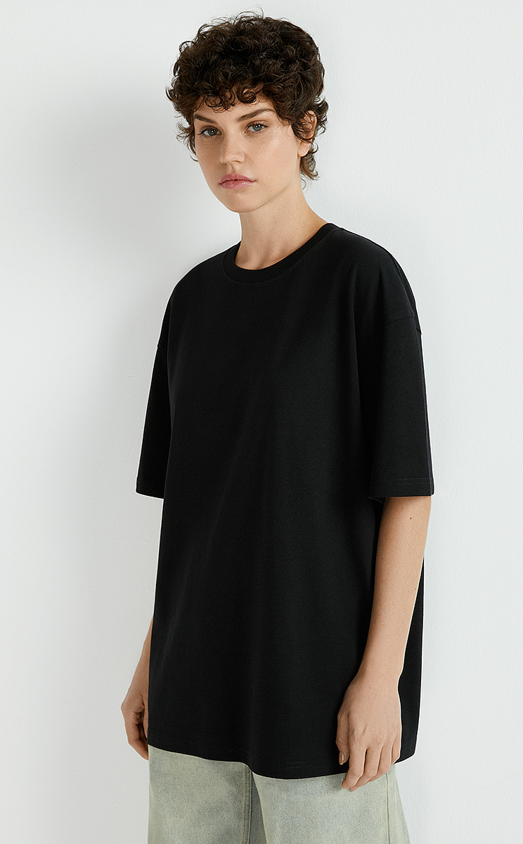 OmT_D1302 Футболка женская OVERSIZE, CO, OMSA