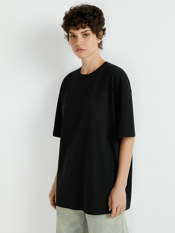 OmT_D1302 Футболка женская OVERSIZE, CO, OMSA