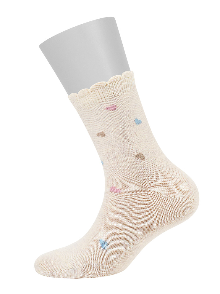 OMSA kids   Calzino 22L30 (Сердечки) с люрексом, OMSA