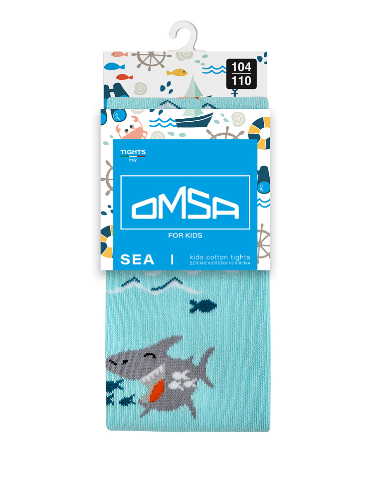 OMSA kids Collant 13Р66-1 с рисунком (акула), OMSA