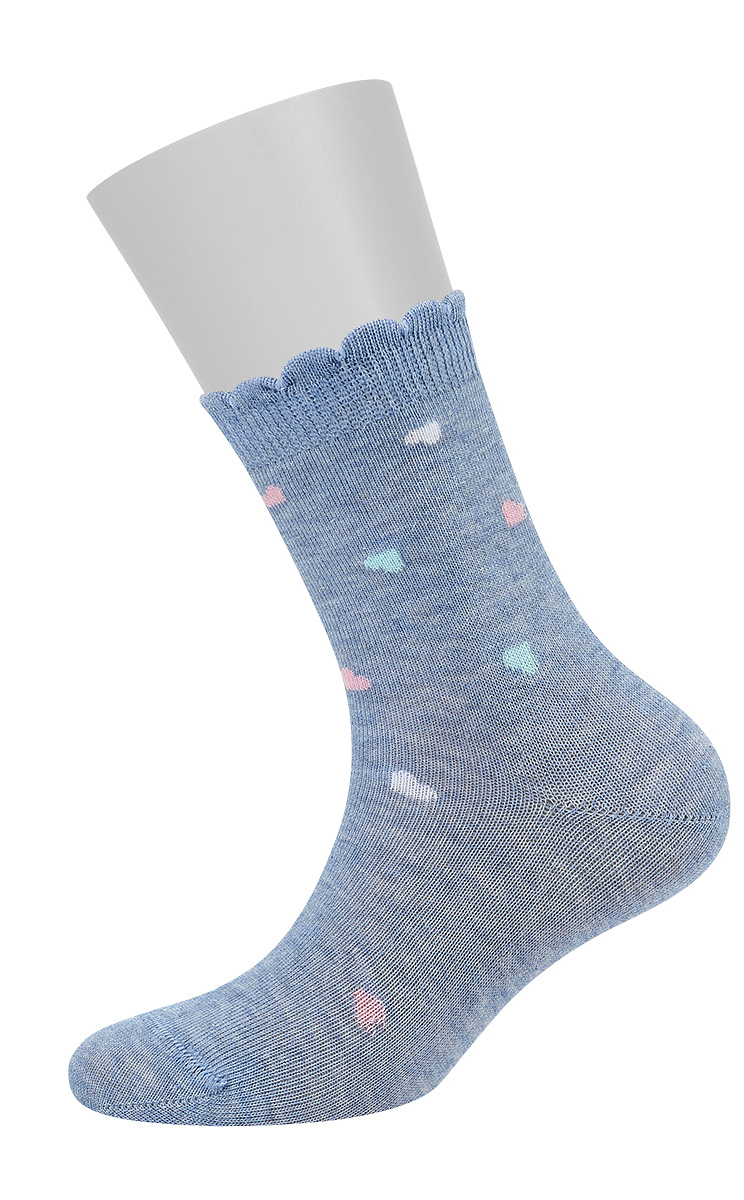 OMSA kids   Calzino 22L30 (Сердечки) с люрексом, OMSA