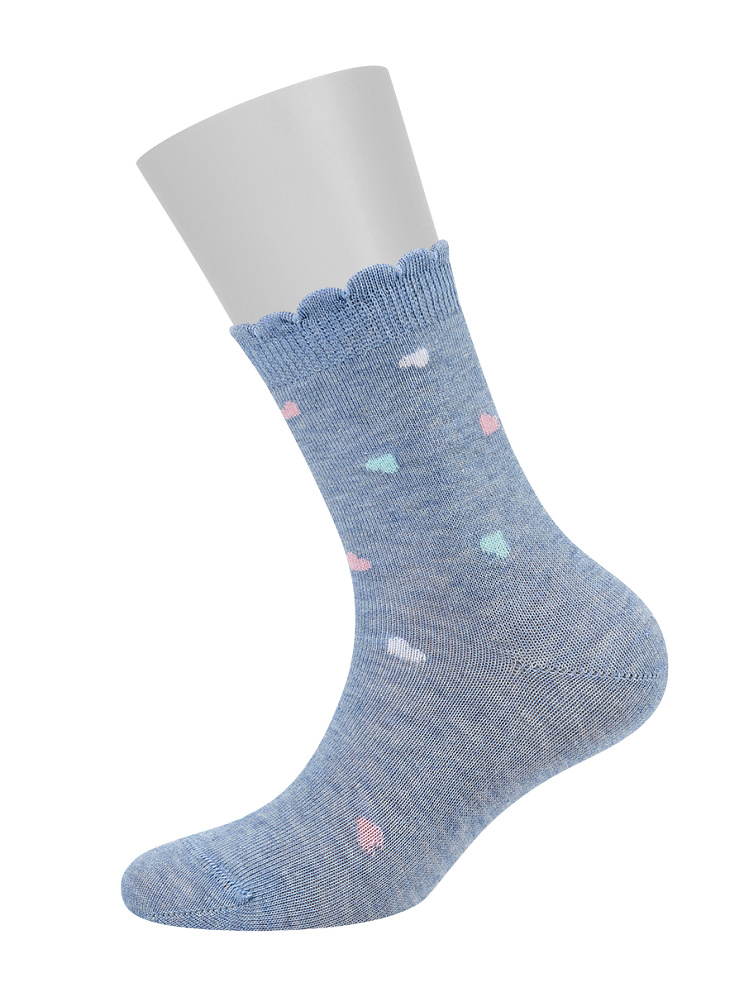 OMSA kids   Calzino 22L30 (Сердечки) с люрексом, OMSA