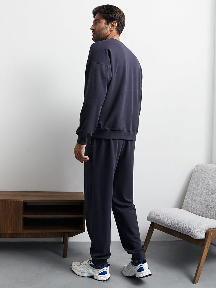 OmU 3231С Брюки джоггеры муж. на манжетах, CO+EL, OMSA