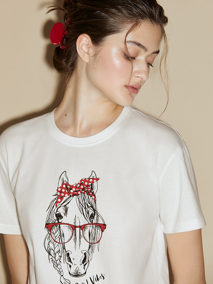 OmD 0226D CAVALLINO Пижама жен. (Футболка + Брюки), СО, OMSA