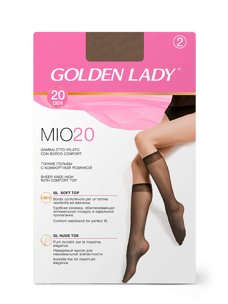 gamb. MIO 20  гольфы (2 пары), GOLDEN LADY