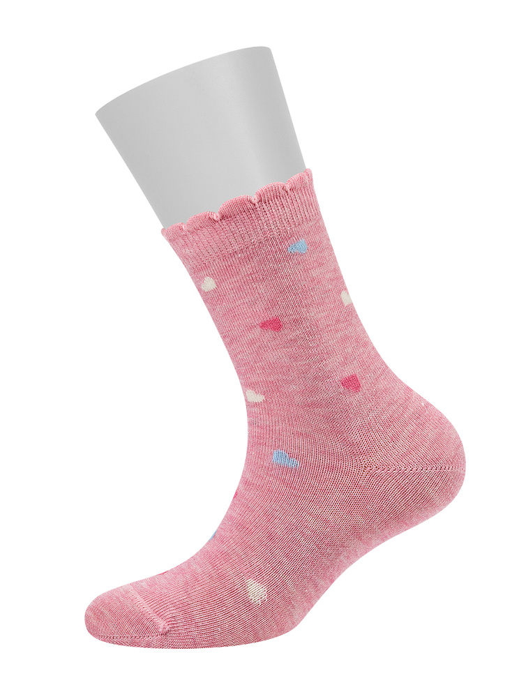 OMSA kids   Calzino 22L30 (Сердечки) с люрексом, OMSA