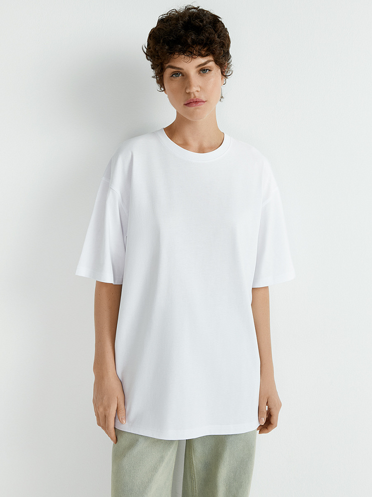 OmT_D1302 Футболка женская OVERSIZE, CO, OMSA
