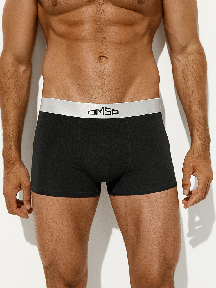 OmB 1265 Боксеры укор. муж. с откр. широкой резинкой, CO, OMSA