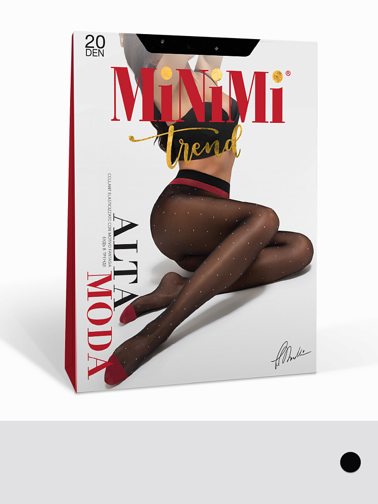ALTA MODA 20 (белая точка с декор.поясом и мыском), MINIMI