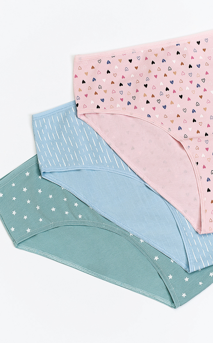 Mi 2211-26 Print Трусы Slip (мультипак 3 шт.), CO, MINIMI