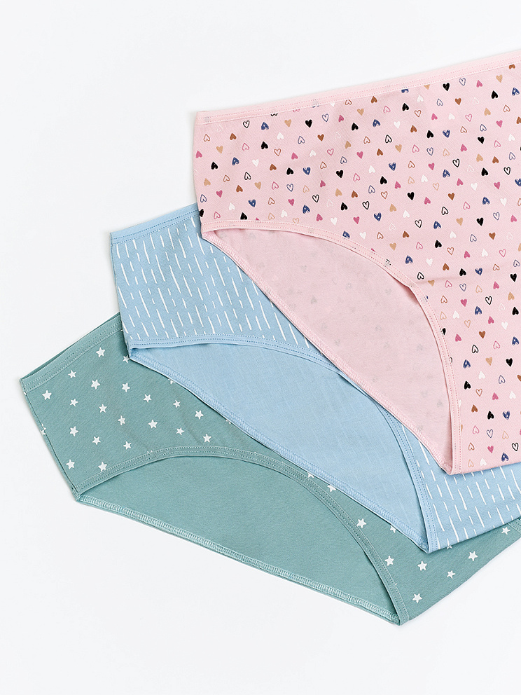 Mi 2211-26 Print Трусы Slip (мультипак 3 шт.), CO, MINIMI