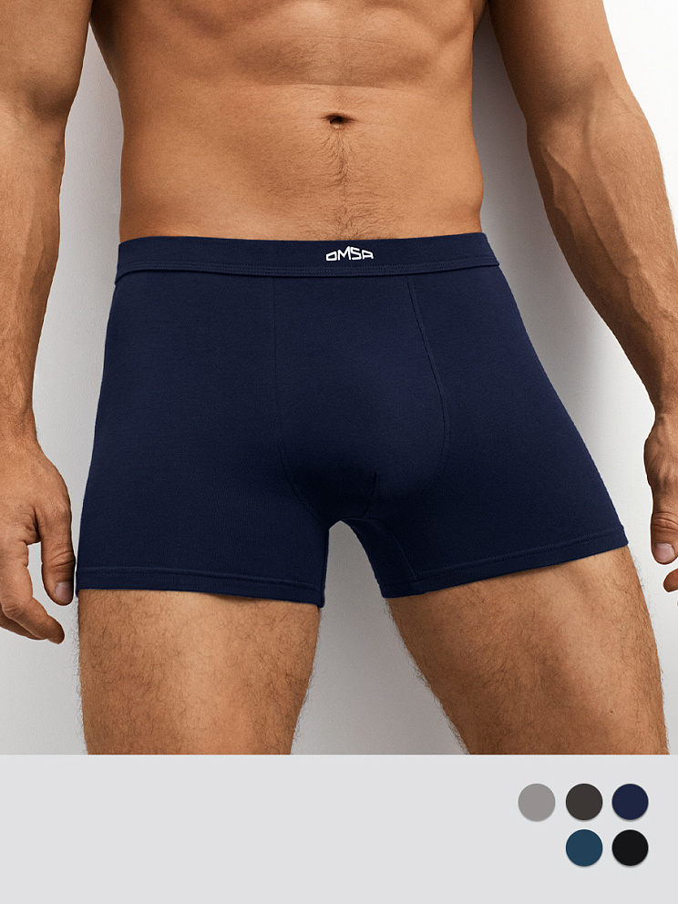 OmB 1236 Боксеры муж. с тканевой резинкой, CO, OMSA
