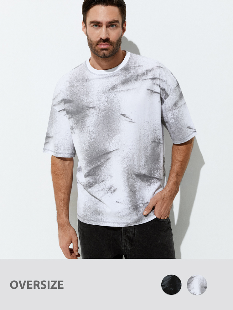 OmU 14500ST Футболка мужская OVERSIZE (варёнка), CO, OMSA