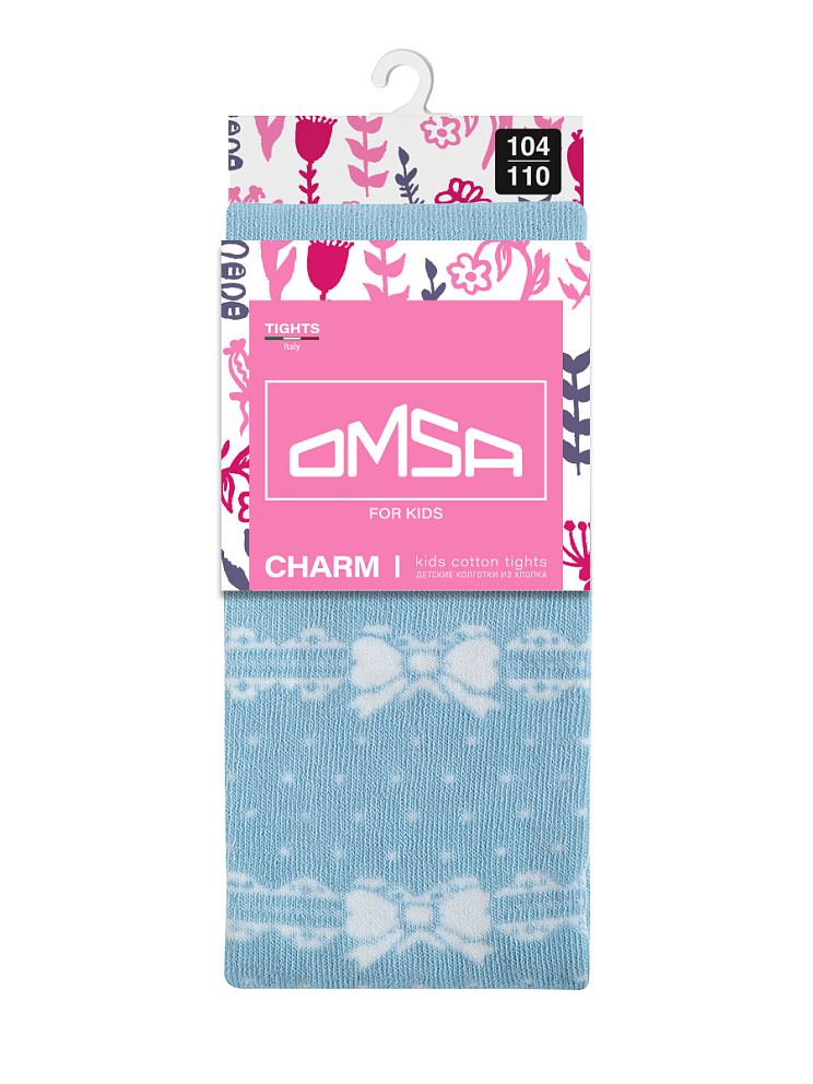 OMSA kids Collant  12Р32-1 с рисунком (бантики), OMSA