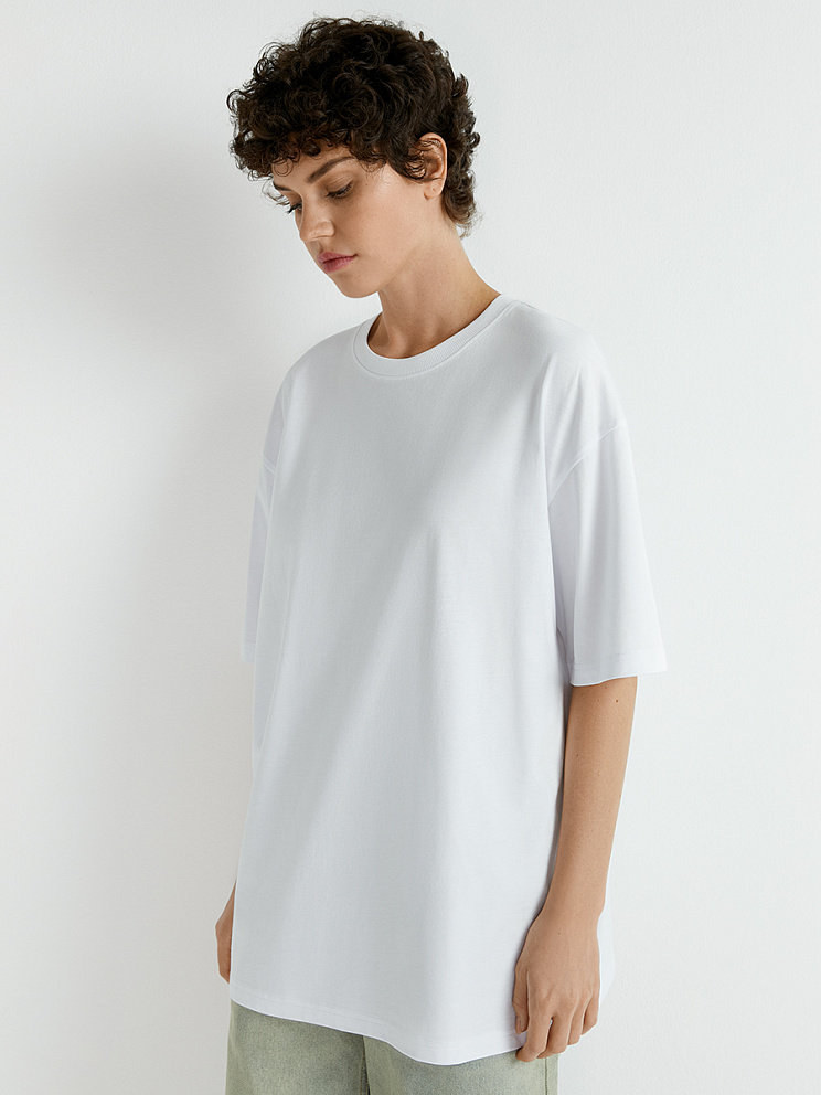 OmT_D1302 Футболка женская OVERSIZE, CO, OMSA