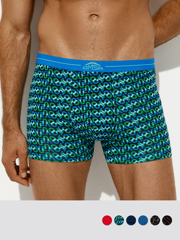  OmU 1234-25B Emotion Боксеры муж. с откр.резинкой, CO, OMSA